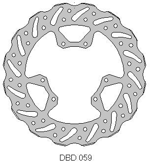 Delta  D-Pad Disc Rotor DBD059