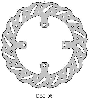 Delta  D-Pad Disc Rotor DBD061