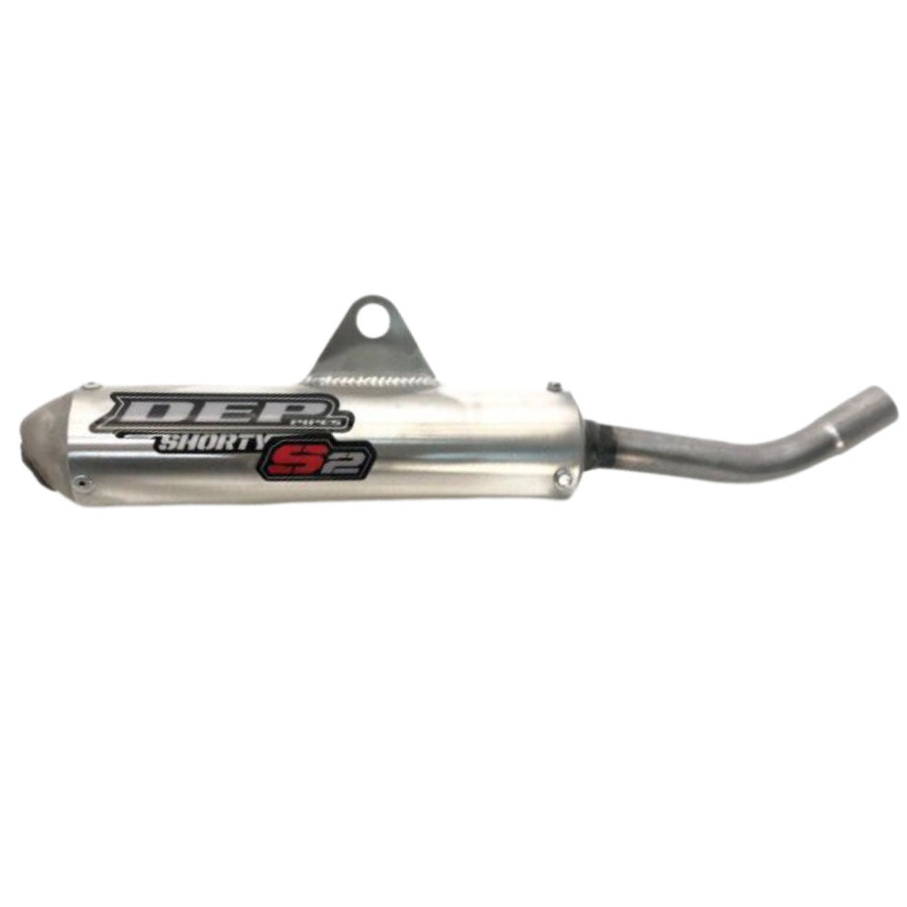 DEP Pipes 2 Stroke Shorty Silencer - Silver