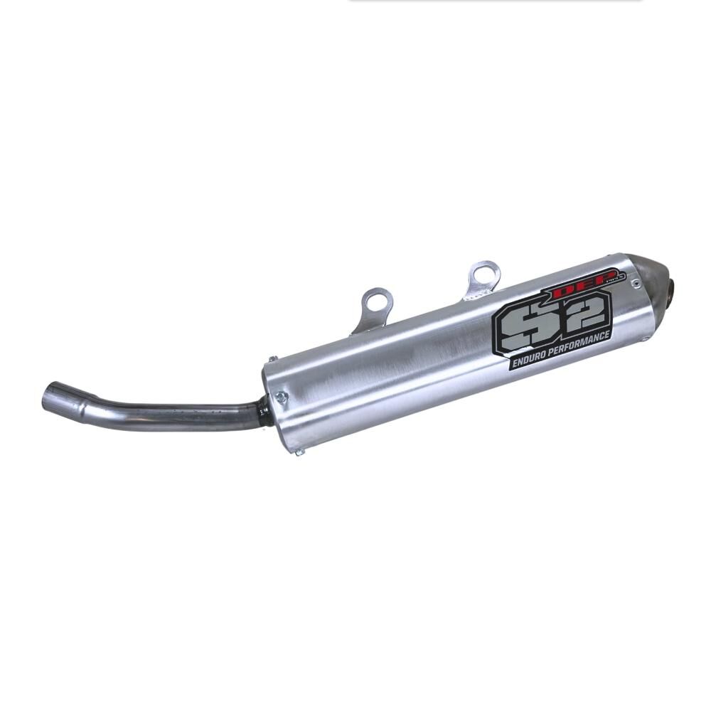 DEP Pipes 2 Stroke MX Silencer - Silver