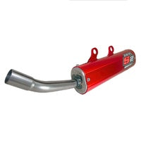DEP Pipes 2 Stroke MX Silencer - Red