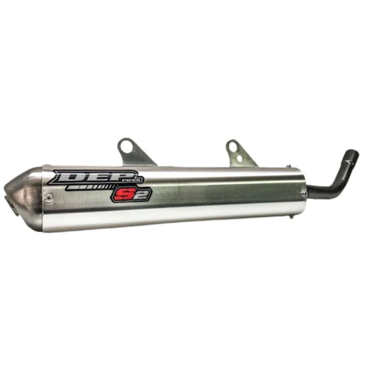DEP Pipes 2 Stroke Enduro Silencer - Silver