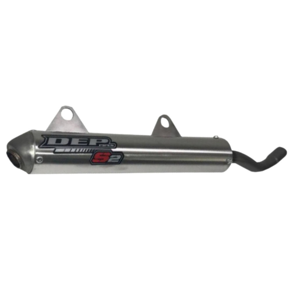 DEP Pipes 2 Stroke Enduro Silencer - Silver