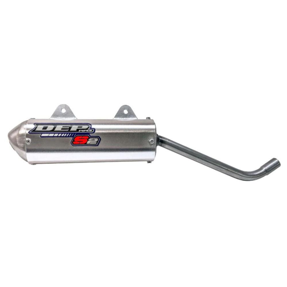 DEP Pipes 2 Stroke MX Silencer - Silver