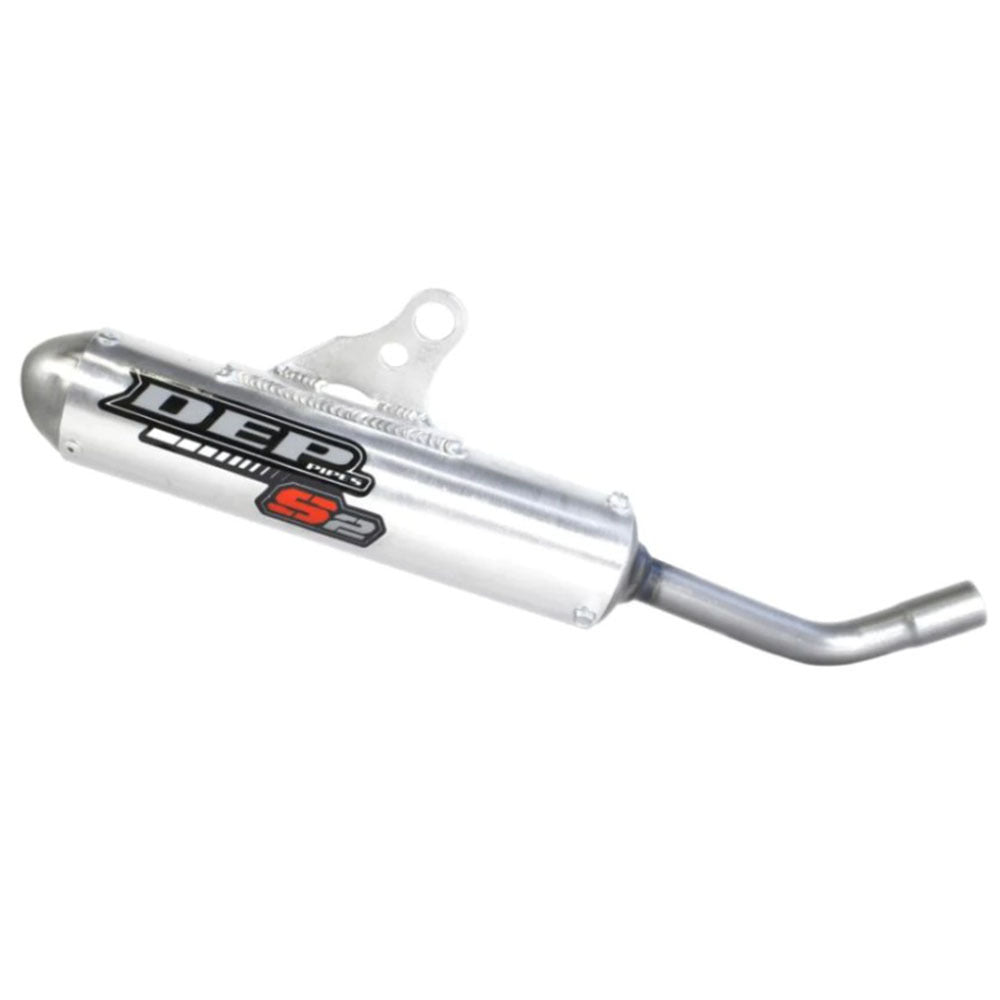 DEP Pipes 2 Stroke MX Silencer - Silver