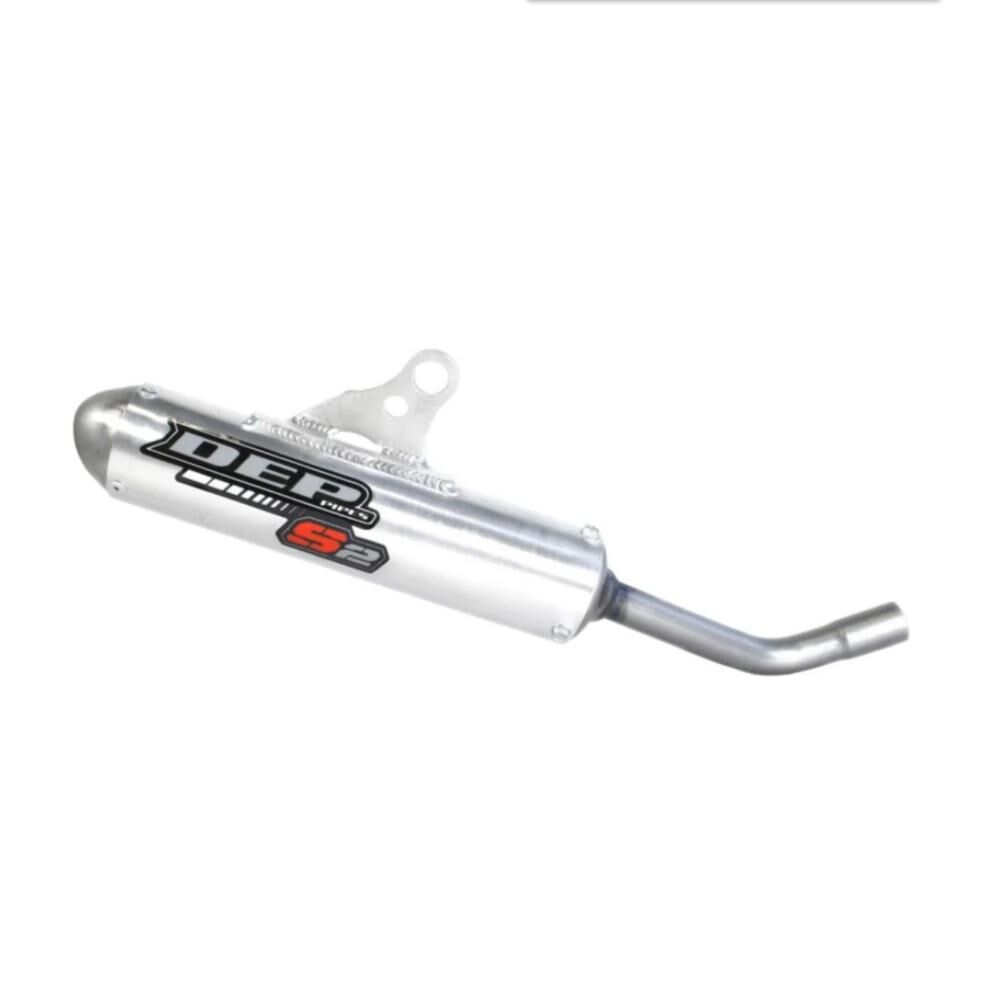 DEP Pipes 2 Stroke MX Silencer - Silver