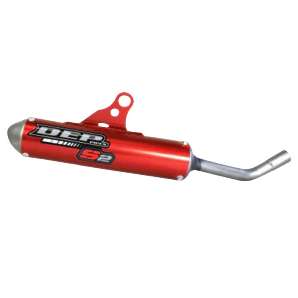 DEP Pipes 2 Stroke MX Silencer - Red (Must Use DEP Chamber)