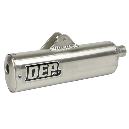DEP Pipes 2 Stroke MX Silencer - Silver