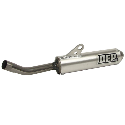 DEP Pipes 2 Stroke MX Silencer - Silver