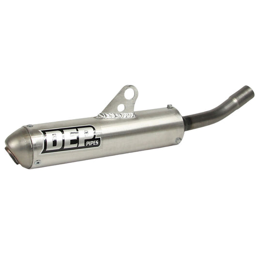 DEP Pipes 2 Stroke MX Silencer - Silver