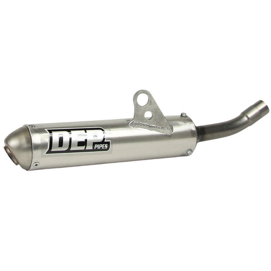 DEP Pipes 2 Stroke Shorty Silencer - Silver