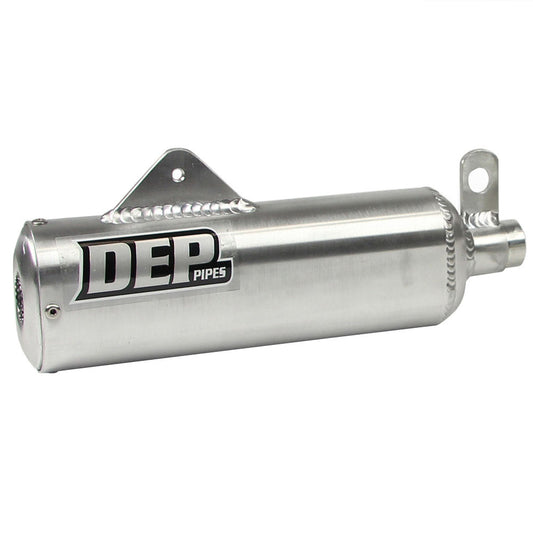 DEP Pipes 2 Stroke MX Silencer - Silver