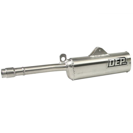 DEP Pipes 2 Stroke MX Silencer - Silver