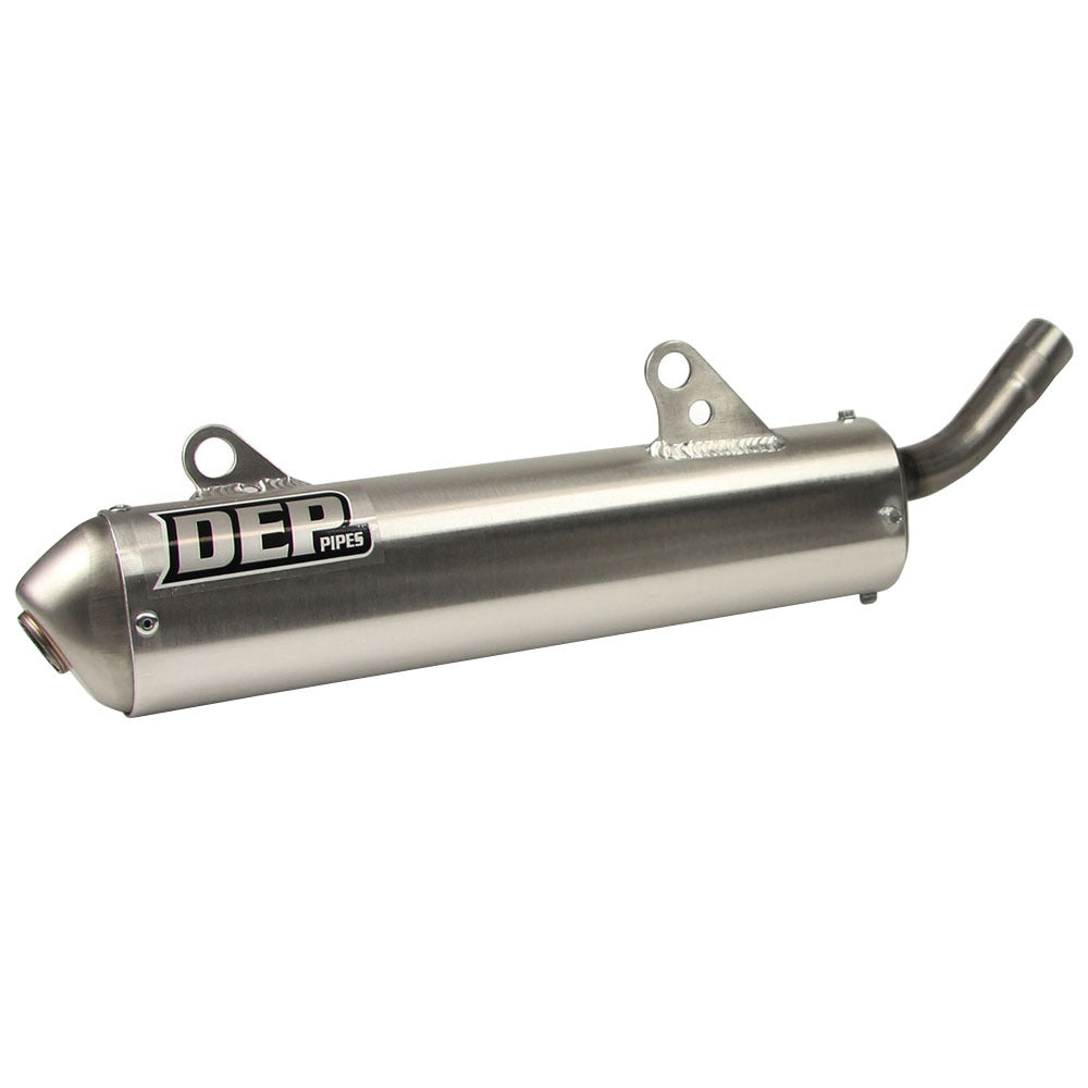 DEP Pipes 2 Stroke MX Silencer - Silver