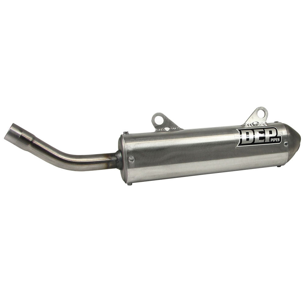 DEP Pipes 2 Stroke MX Silencer - Silver