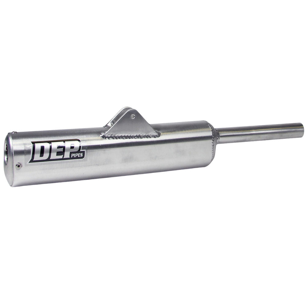 DEP Pipes 2 Stroke MX Silencer - Silver