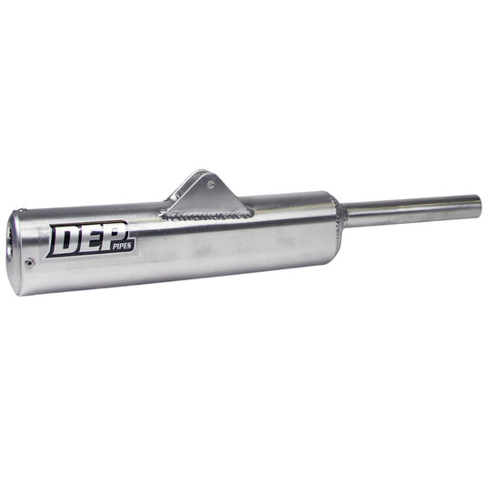 DEP Pipes 2 Stroke MX Silencer - Silver