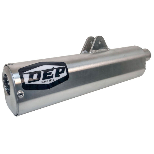 DEP Pipes 2 Stroke MX Silencer - Silver