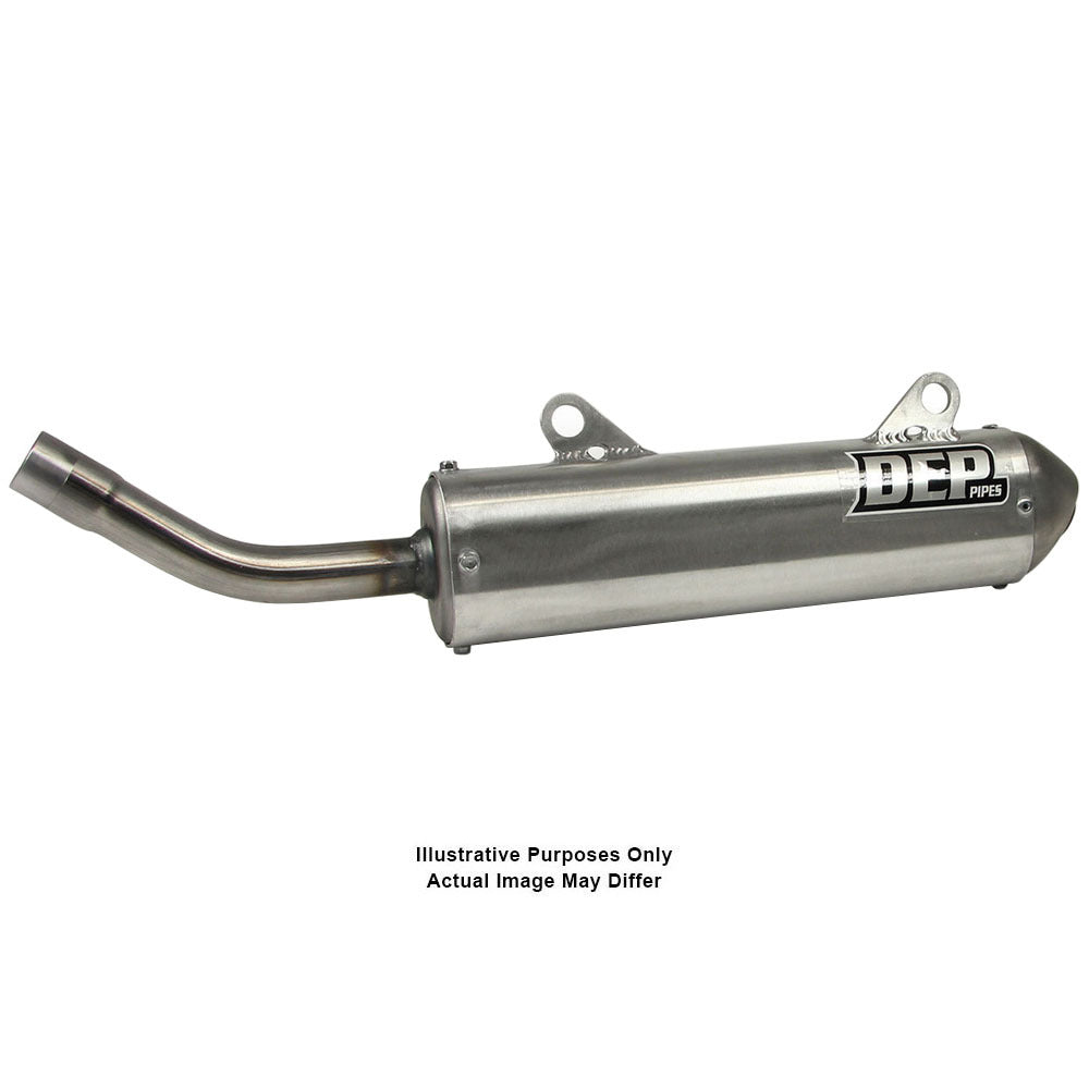 DEP Pipes 2 Stroke MX Silencer - Silver