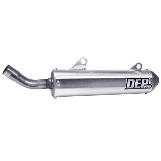 DEP Pipes 2 Stroke MX Silencer - Silver