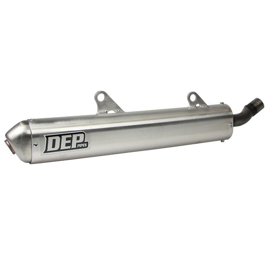 DEP Pipes 2 Stroke MX Silencer - Silver