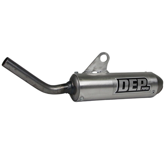 DEP Pipes 2 Stroke MX Silencer - Silver