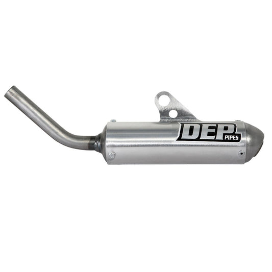 DEP Pipes 2 Stroke MX Silencer - Silver