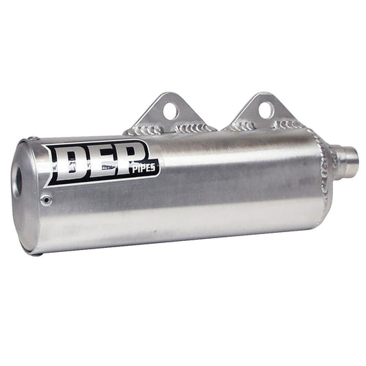 DEP Pipes 2 Stroke MX Silencer - Silver