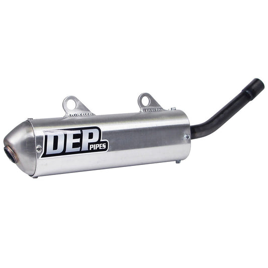 DEP Pipes 2 Stroke MX Silencer - Silver