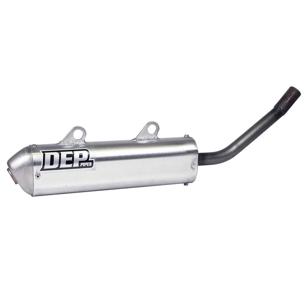 DEP Pipes 2 Stroke MX Silencer - Silver