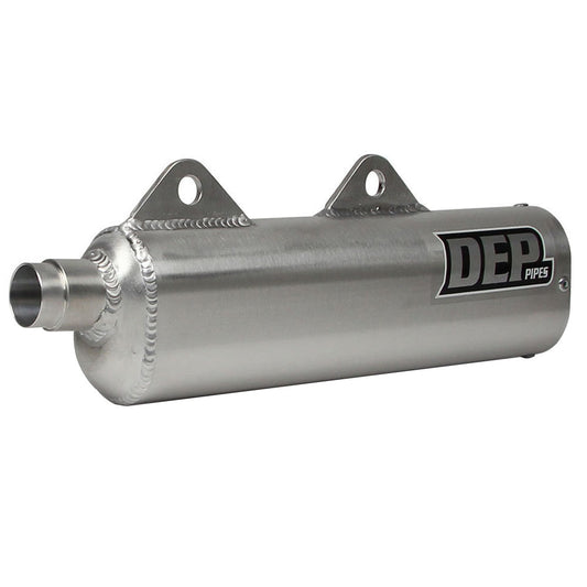 DEP Pipes 2 Stroke MX Silencer - Silver