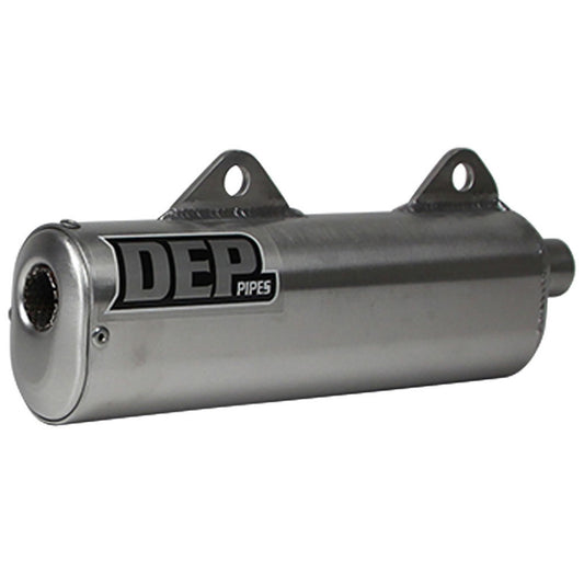 DEP Pipes 2 Stroke MX Silencer - Silver