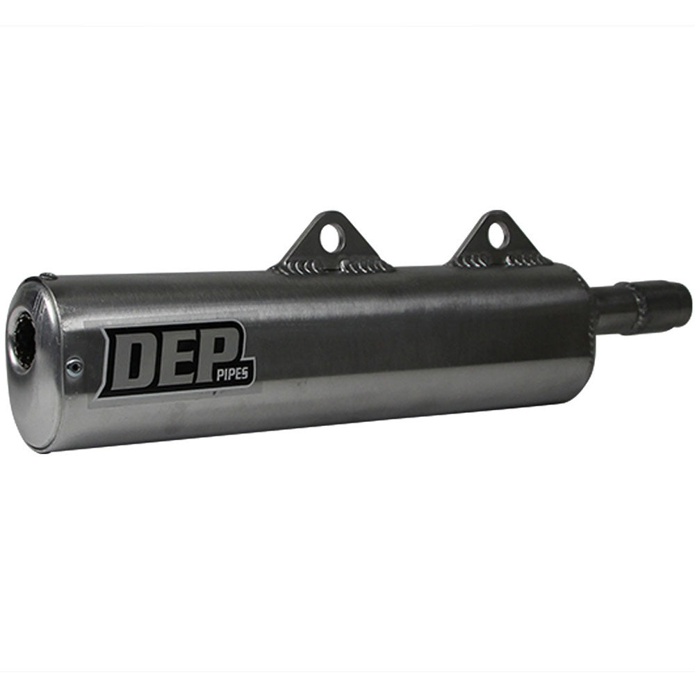 DEP Pipes 2 Stroke MX Silencer - Silver