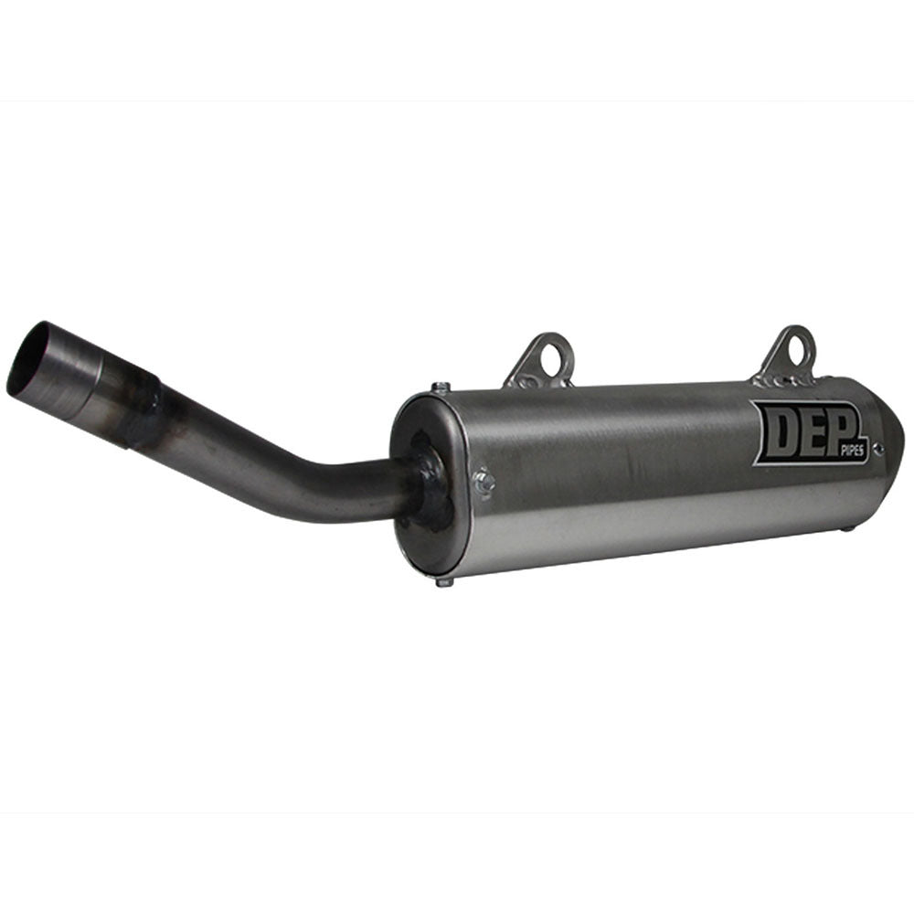 DEP Pipes 2 Stroke MX Silencer - Silver