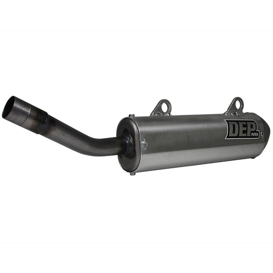 DEP Pipes 2 Stroke MX Silencer - Silver