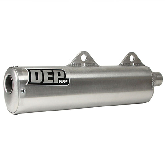 DEP Pipes 2 Stroke MX Silencer - Silver