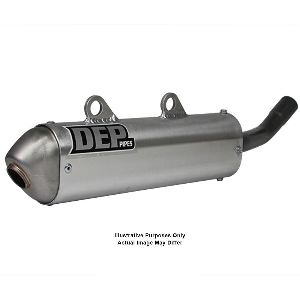 DEP Pipes 2 Stroke MX Silencer - Silver