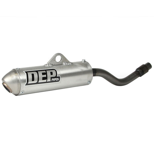 DEP Pipes 2 Stroke MX Silencer - Silver