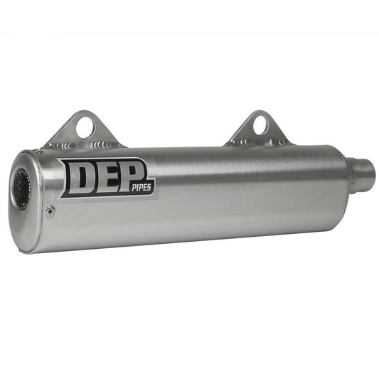 DEP Pipes 2 Stroke Trail Silencer - Silver