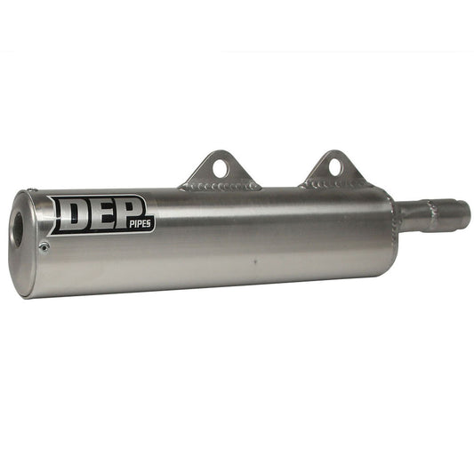 DEP Pipes 2 Stroke Trail Silencer - Silver