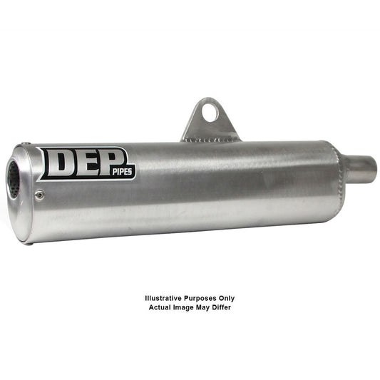 DEP Pipes 2 Stroke Silencer - Silver