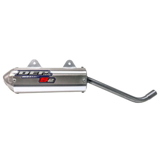 DEP Pipes 2 Stroke MX Silencer - Silver