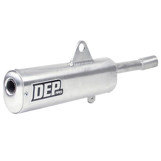 DEP Pipes 2 Stroke MX Silencer - Silver