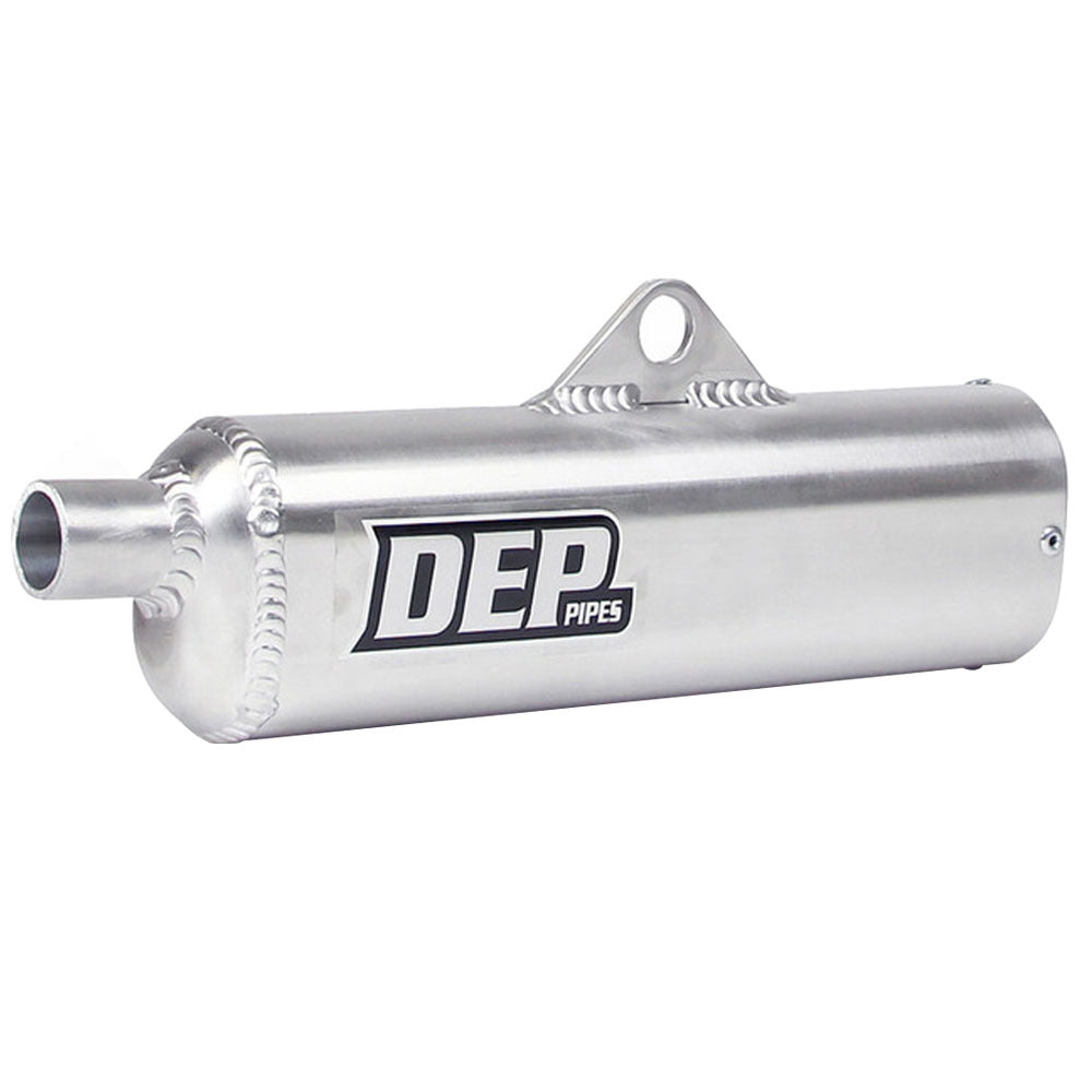 DEP Pipes 2 Stroke MX Silencer - Silver