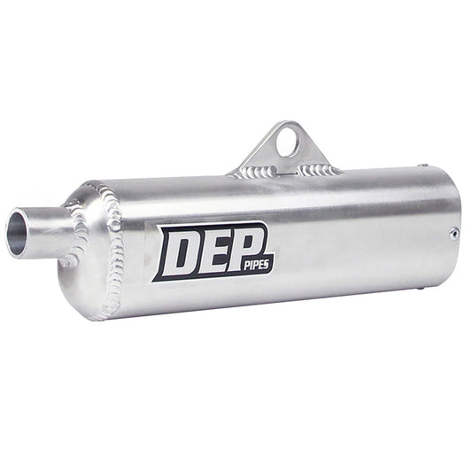 DEP Pipes 2 Stroke MX Silencer - Silver