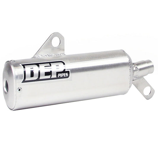 DEP Pipes 2 Stroke MX Silencer - Silver