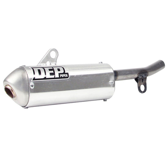 DEP Pipes 2 Stroke MX Silencer - Silver
