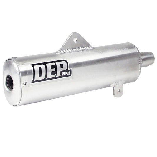 DEP Pipes 2 Stroke MX Silencer - Silver