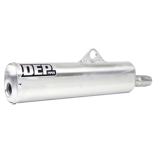 DEP Pipes 2 Stroke MX Silencer - Silver