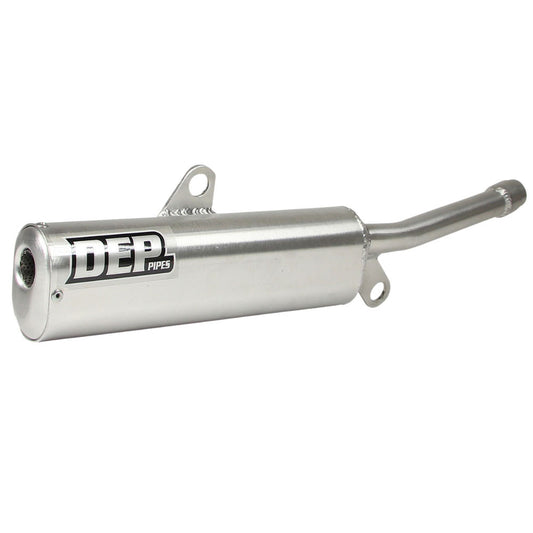 DEP Pipes 2 Stroke MX Silencer - Silver